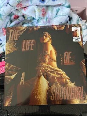 Target Gold & Black "The Life of a Showgirl" Vinyl Record